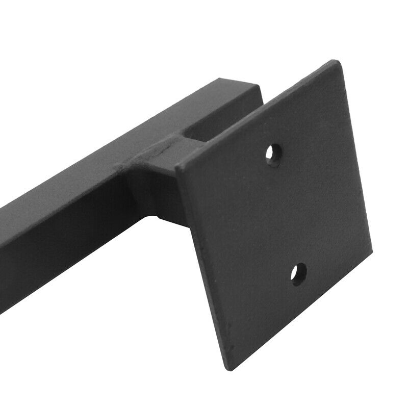 12inch Heavy Duty Steel Black Square Sliding Door Pull Handle for Sliding BarnT2