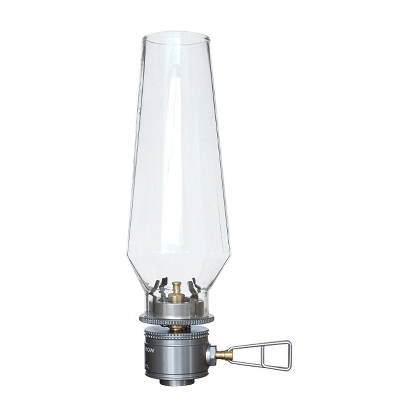 Outdoor Gas Lantern Candle Lamp Light for Camping Backpacking Glass Mantle