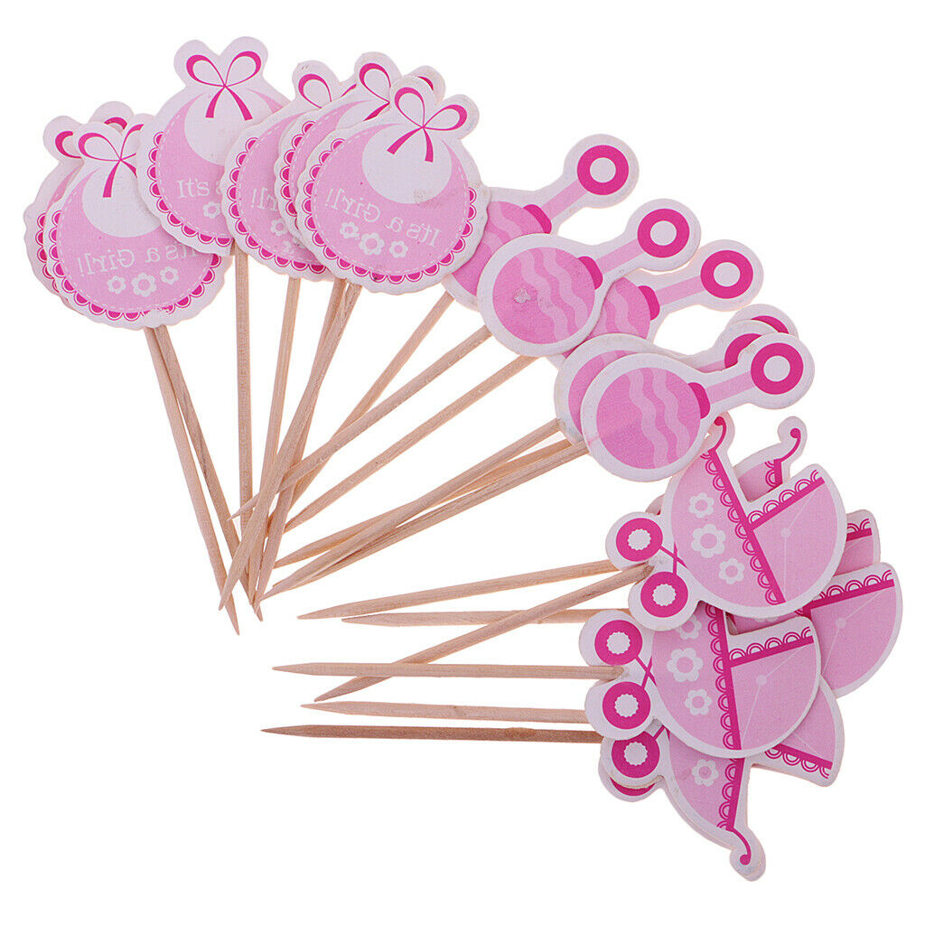 36pcs cake topper cake topper baby boy and girl baptism