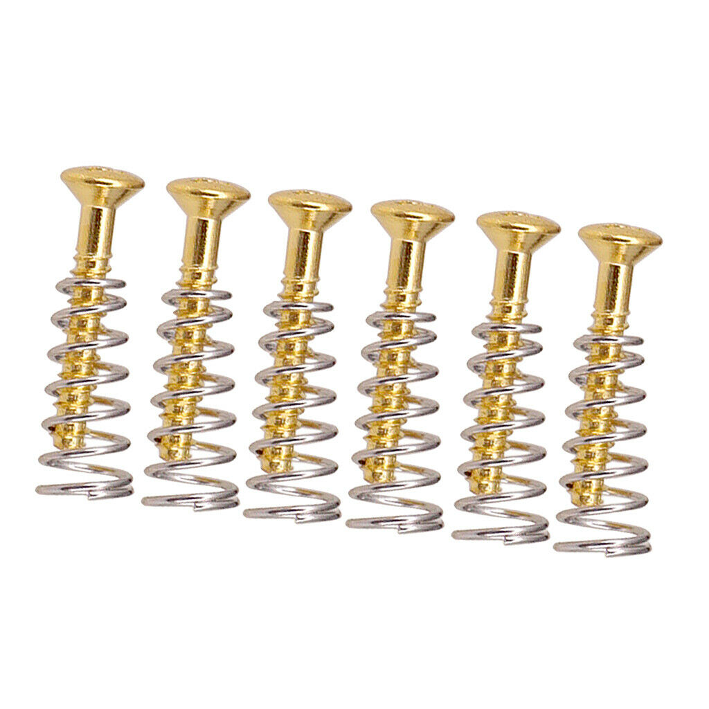 20x Switch Mounting Screw+12x Single Coil Pickup Head Mounting Height Screw