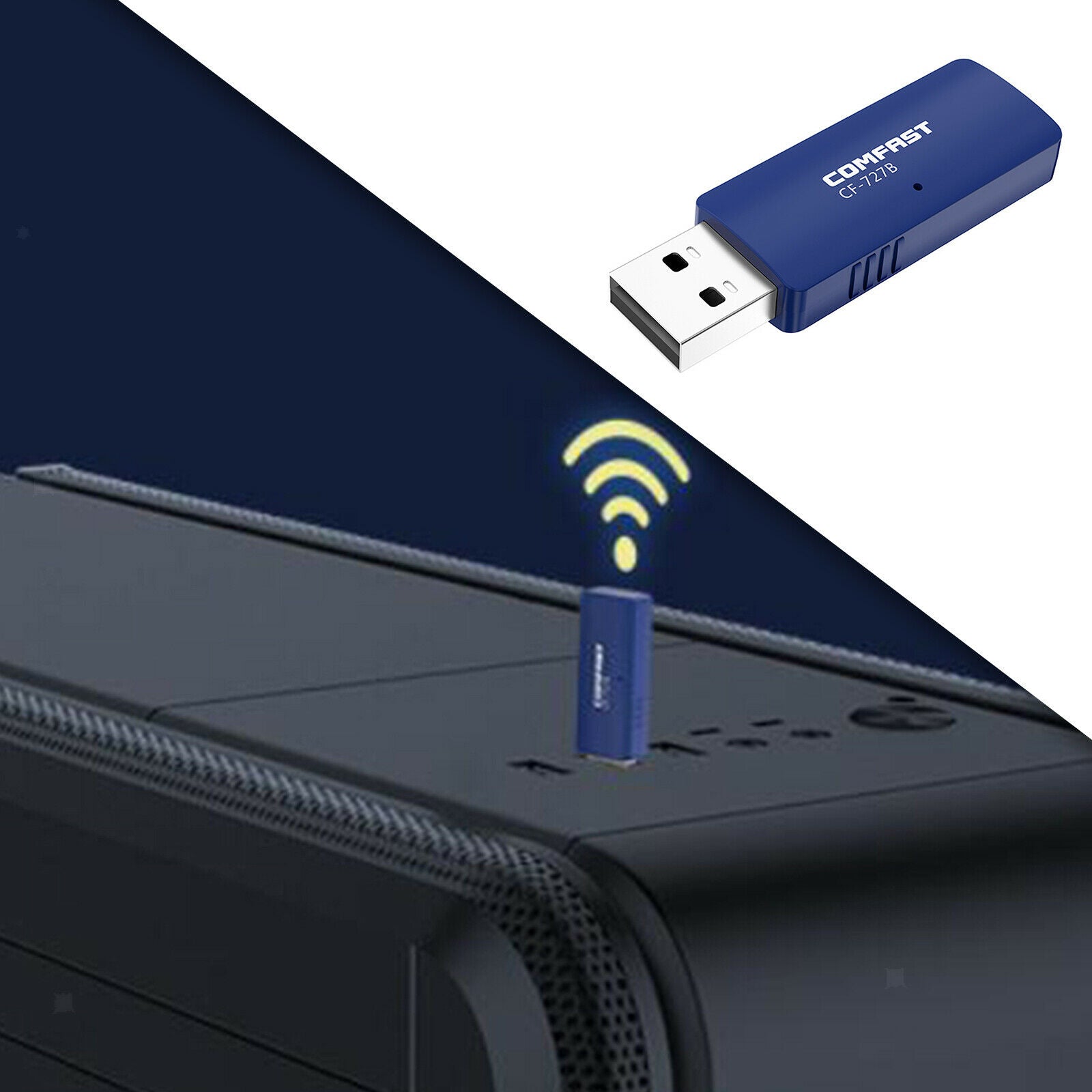 USB WiFi Adapter Wireless Dongle Computer 2.4G/5.8G 1300Mbps for PC Laptop
