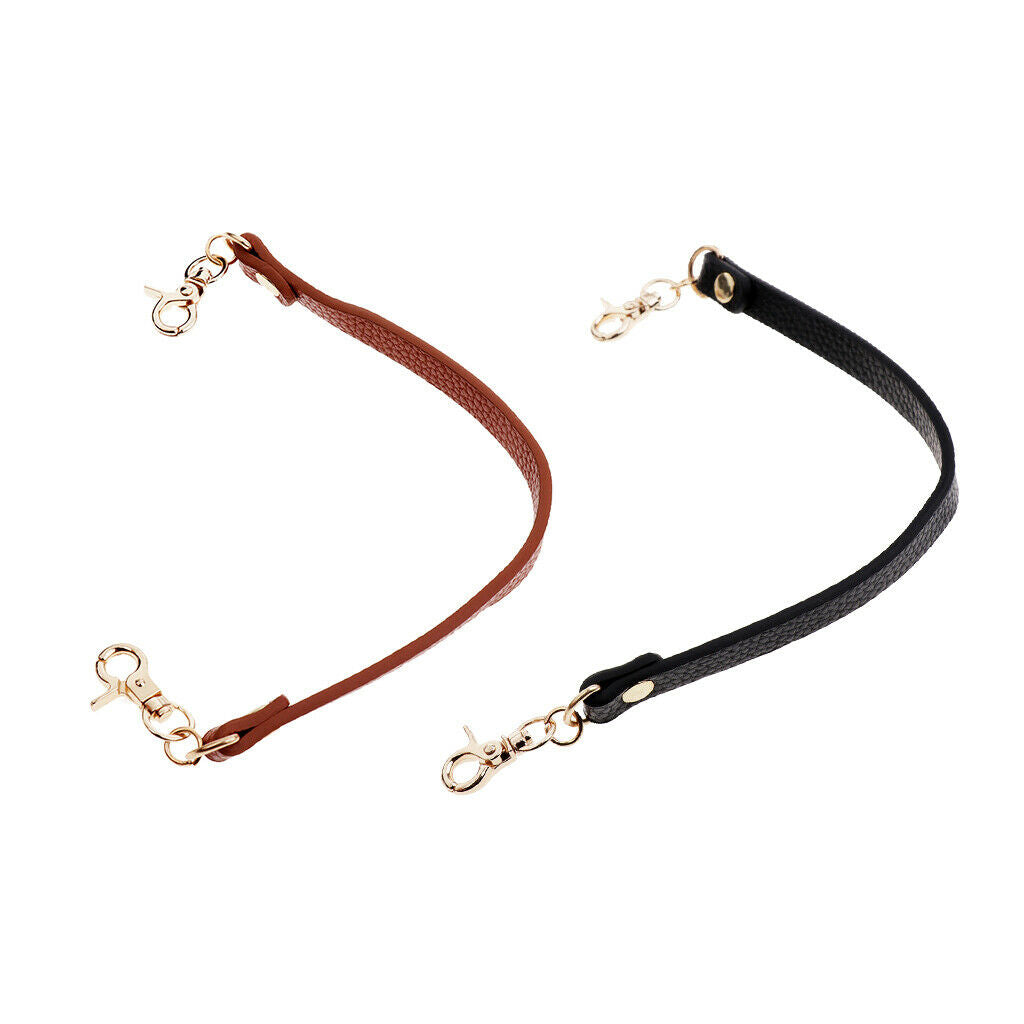 2pcs Handbag Handle Replacement Shoulder Strap Total Length 30cm Width 1cm