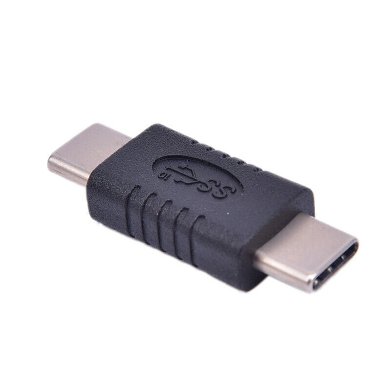 USB 3.1 Type-C Male to Male Adapter Straight Tiny Adaptor Connector Conve.l8