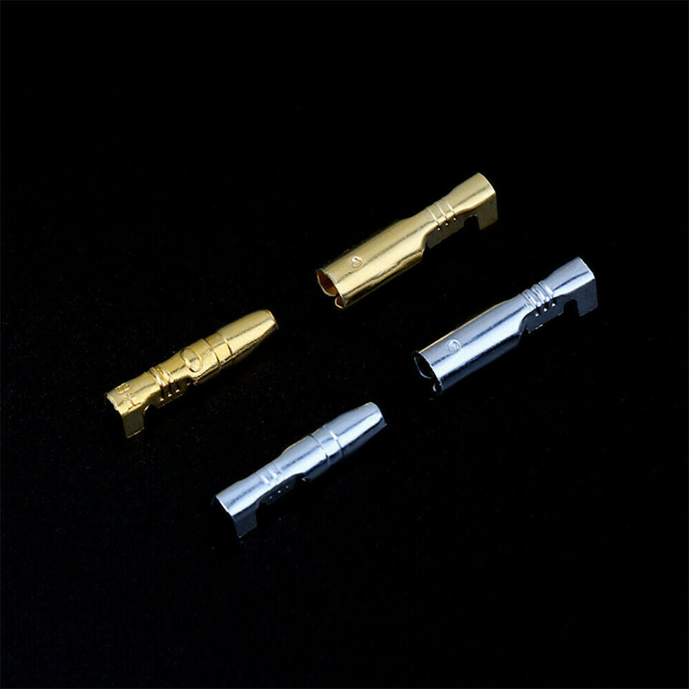 100 Pairs 4.0mm Bullet Connectors Male&Female W/Insulation Covers Wire Terminals