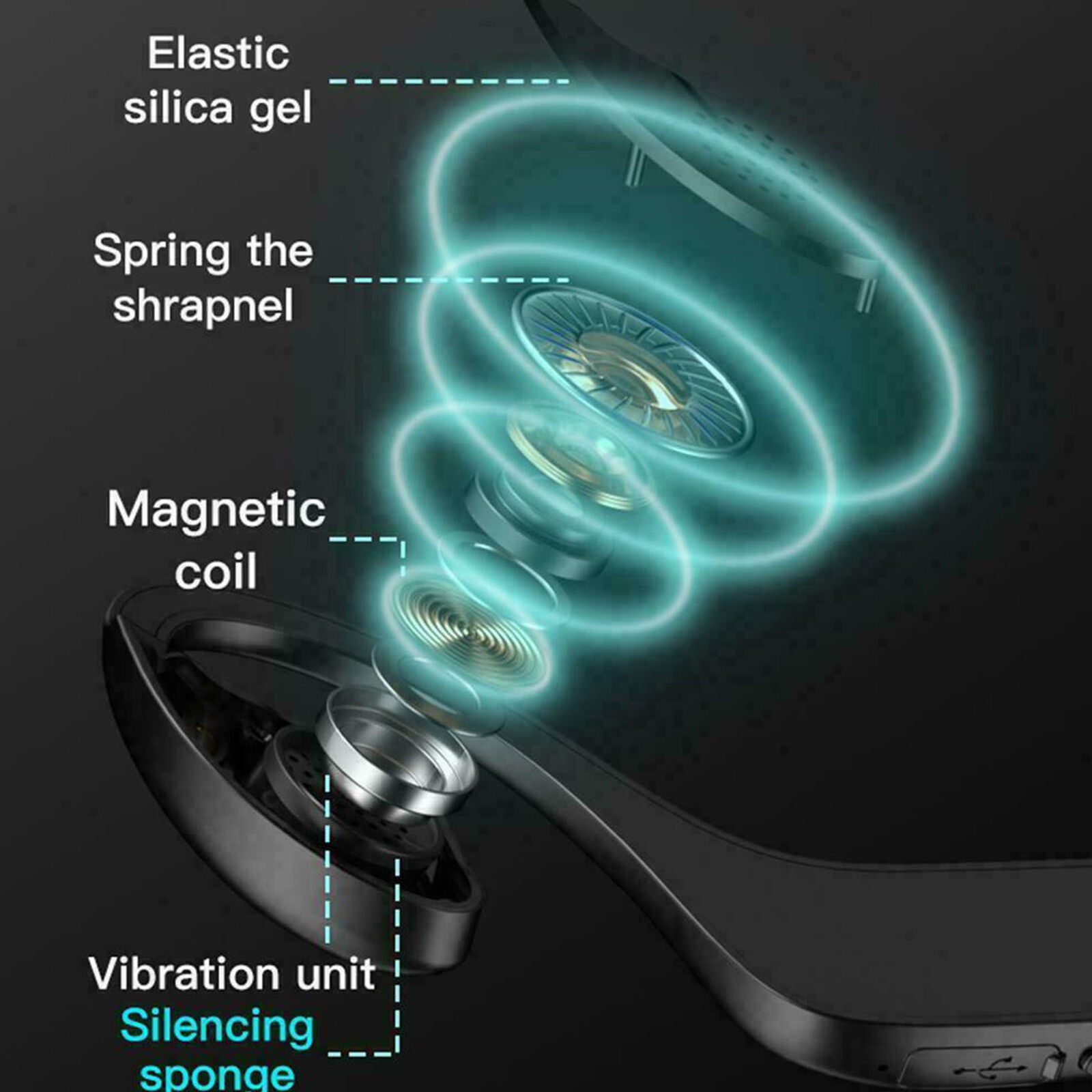 Bone Conduction Bluetooth 5.0 Sports Headphones Waterproof Memory