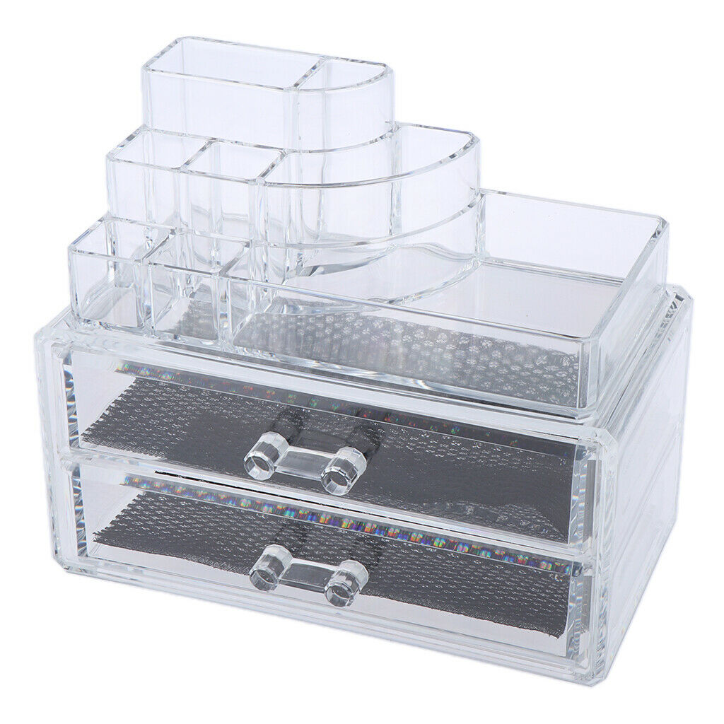 Cosmetic Display Stand Jewelry Storage Bucket Acrylic Organizer