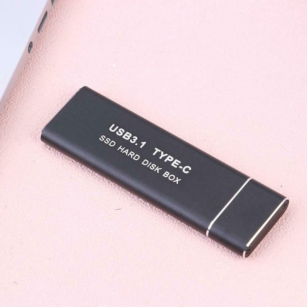 Hard Disk Case SSD USB3.1 Type C to M.2 NGFF External Hard Drive Enclosure #k