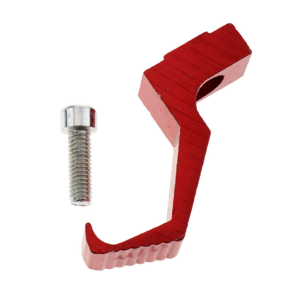Aluminum alloy motorcycle helmet hook hat display rack shelf with screw # 3