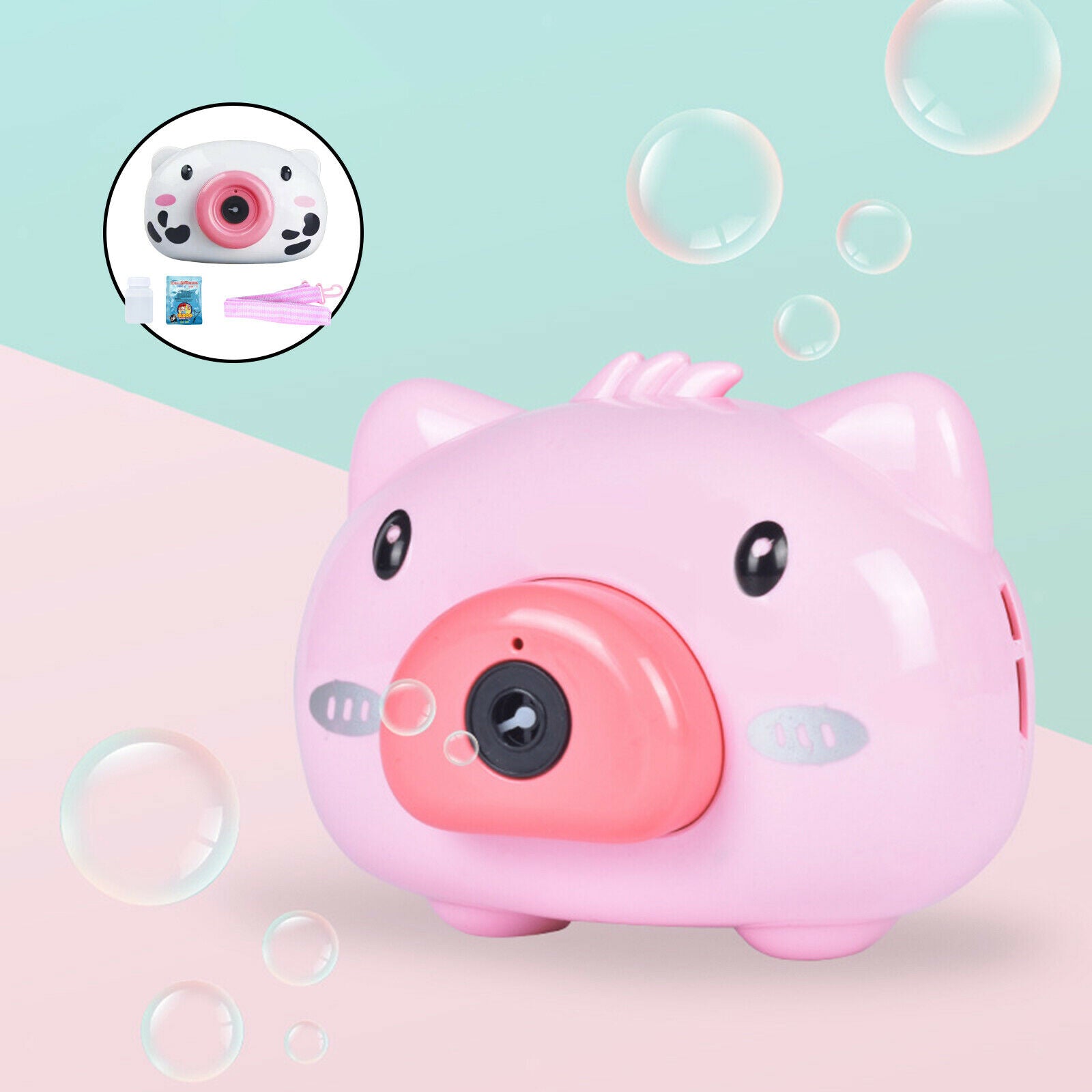 Bubble Blower, Automatic Bubble Maker Bobble Blowing Machine Toys with Dynamic