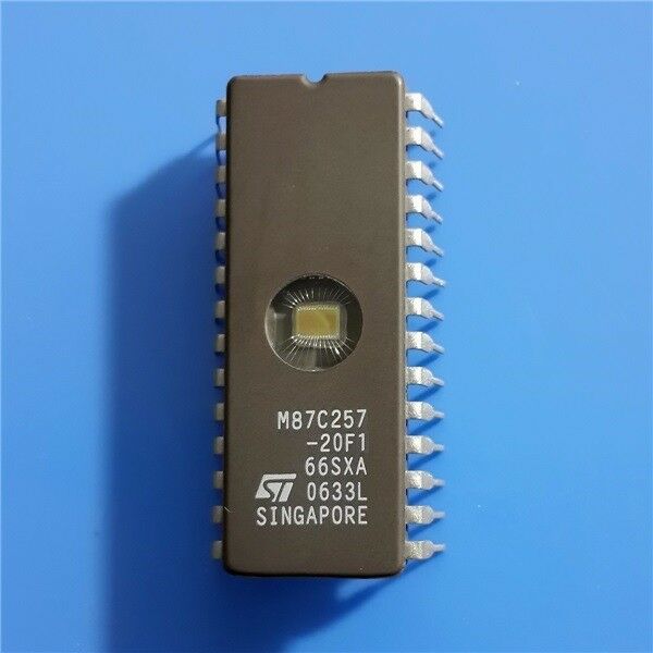 10PCS  EPROM IC ST CDIP-28 M87C257-20F1 M87C257-20FI M87C257