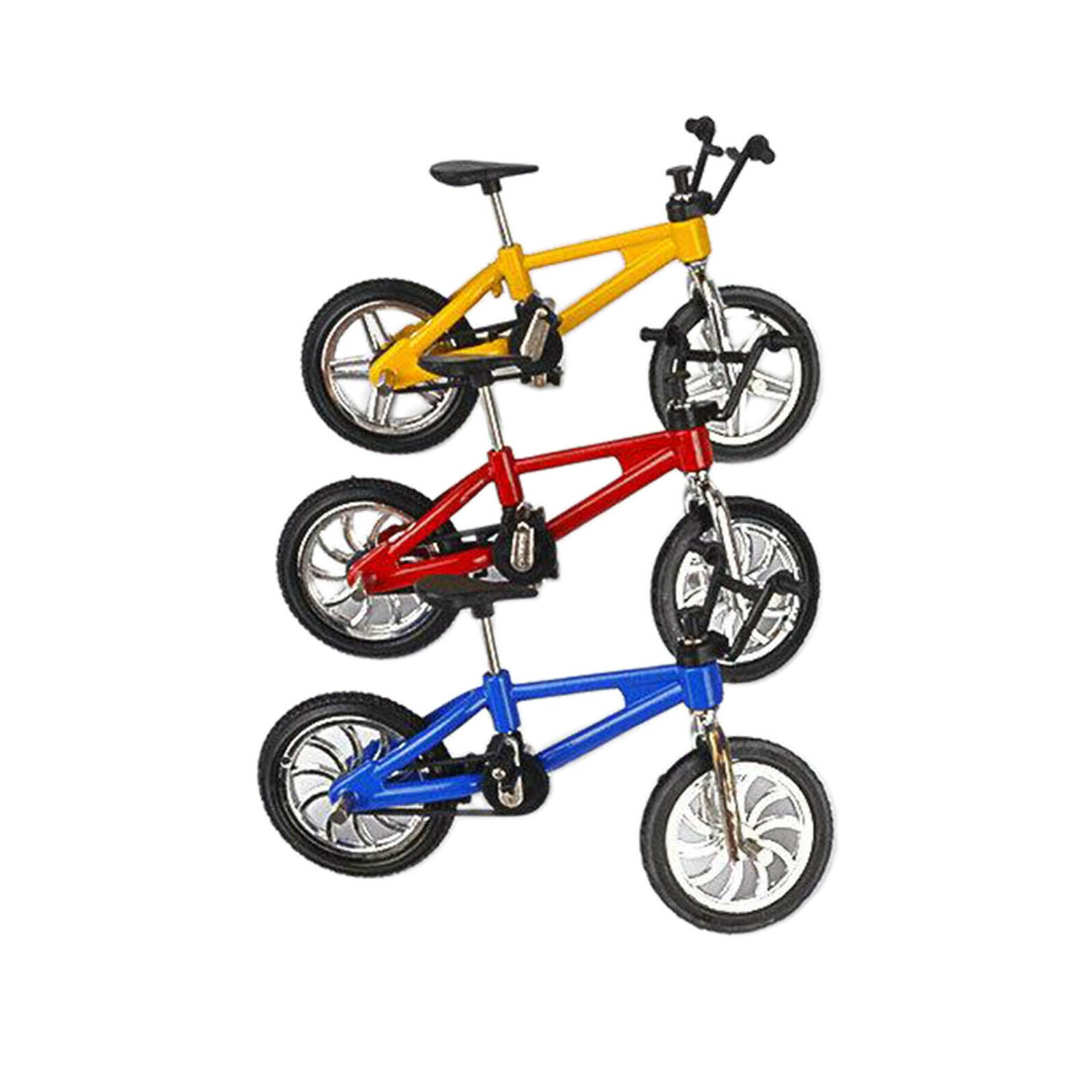 Alloy and Plastic Finger Toys Set 1:18 Skateboard Bike Scooter Swing Board with