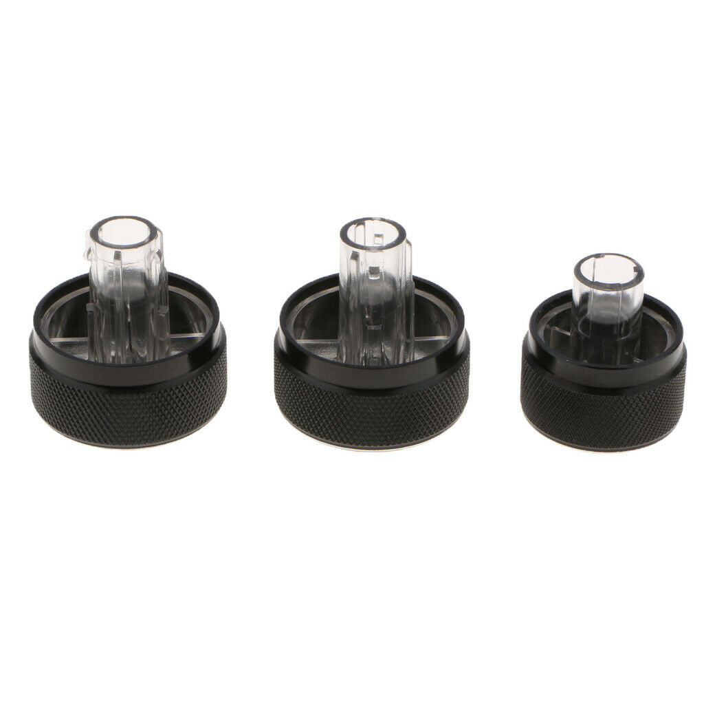Heater A/C Defrost Control Replacement Knob Set (3 pieces) for VW