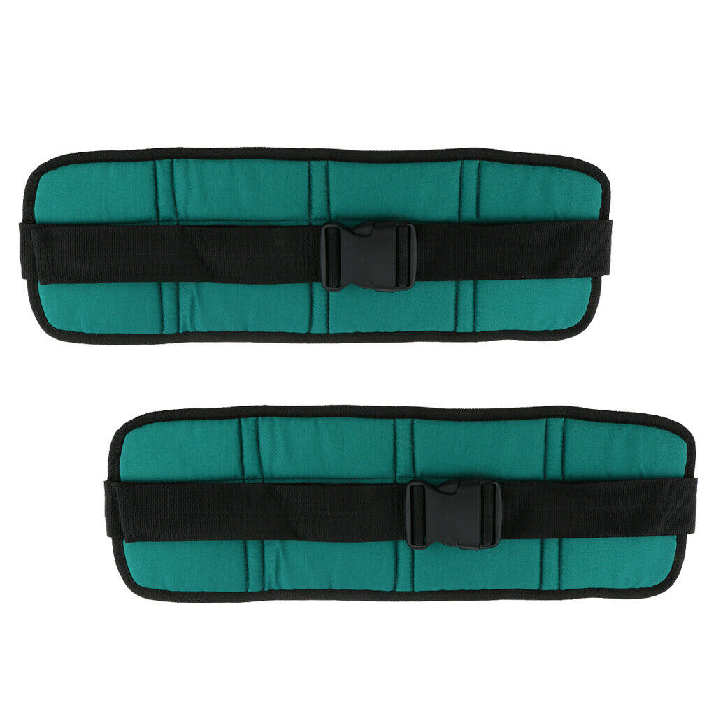 2 Pcs Wheelchair Seatbelt Safety Harness with Adjustable Straps Patients Cares