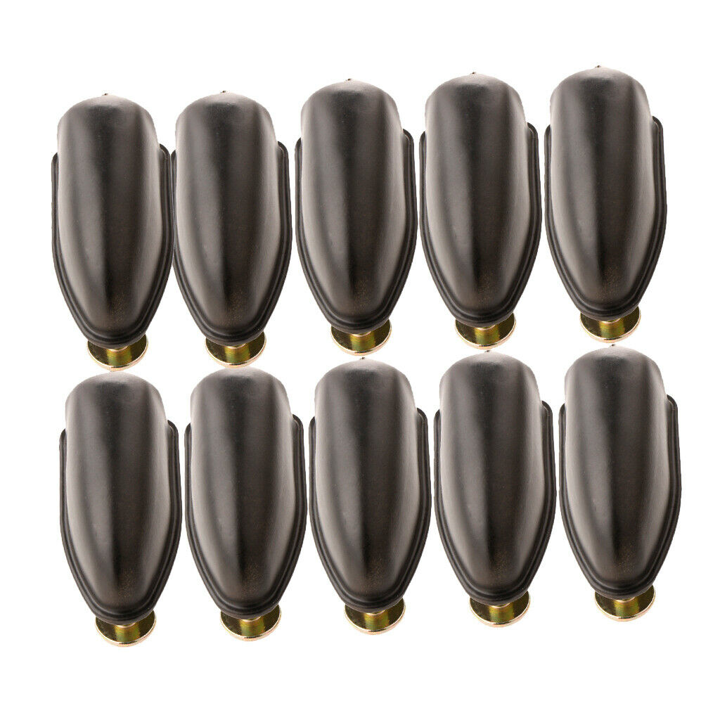 The Durable 10Pcs Metal Tie Down DIY Hook Hooks Black DIY Hook for Beater