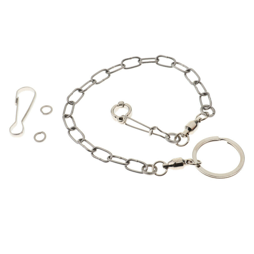 Pet Bird Leash Parrot Foot Chain Stainless Steel Training Anklet Ring 09