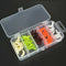 50x Durable Fishing Lures 2cm Freshwater Larva Maggots Trout Bass Grub Baits