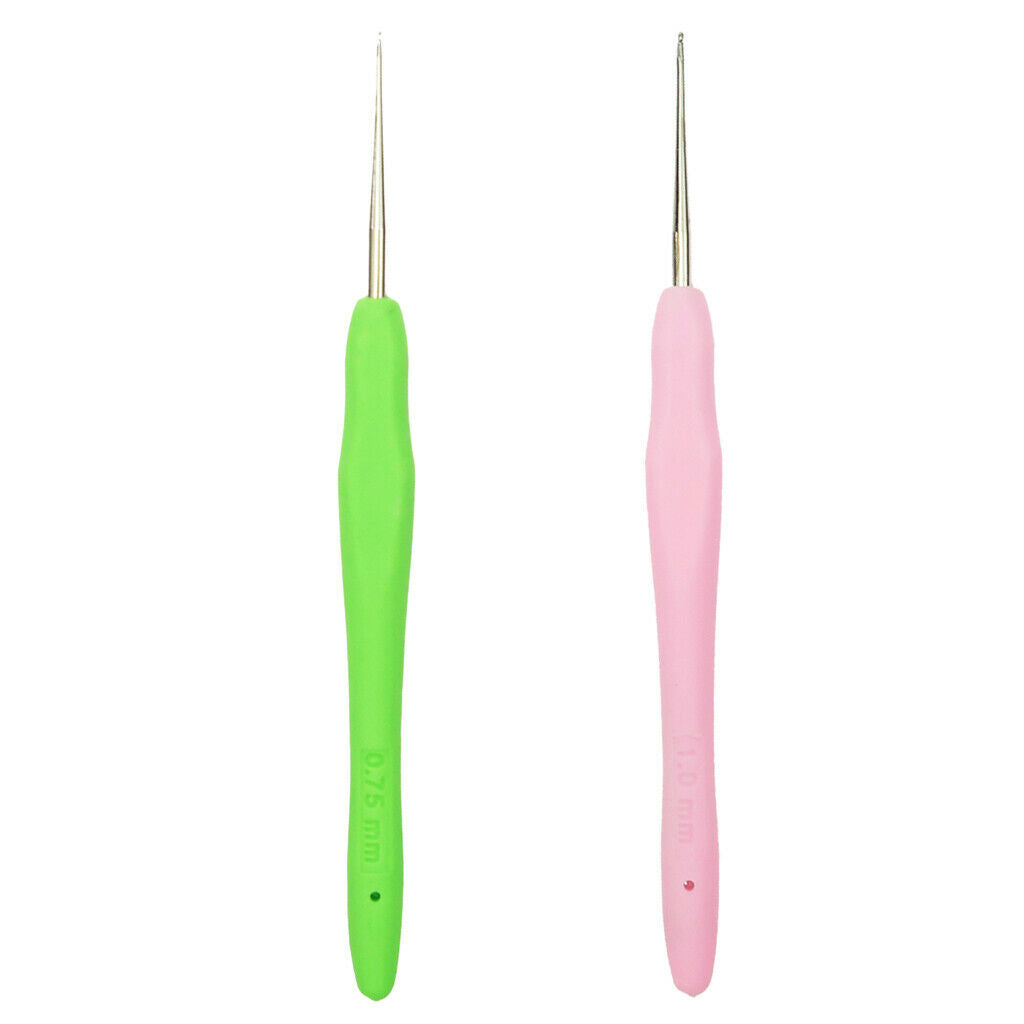 2Pcs Crochet Hooks Knitting For Hand Weaving Knitting Craft DIY Craft Tool