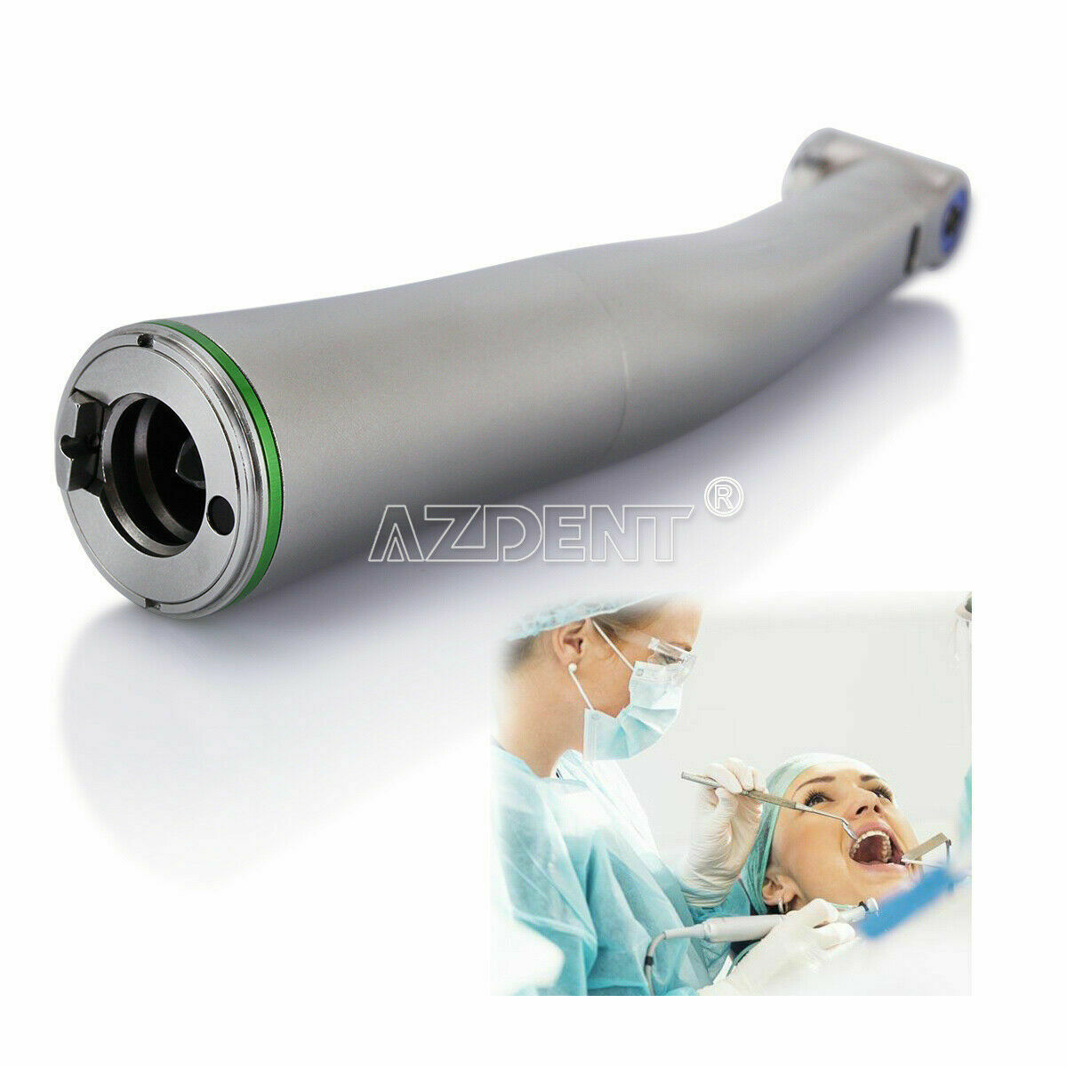 Dental LED Fiber Optic 20:1 Implant Contra Angle Low Speed Handpiece Fit NSK
