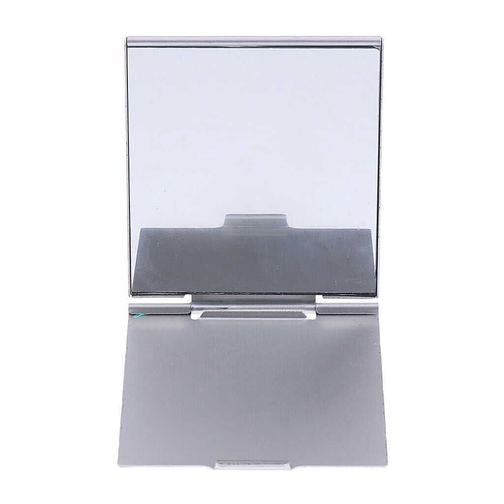 Mini Outdoor Travel Makeup Square Pocket Mirror Folding Survival Mirror