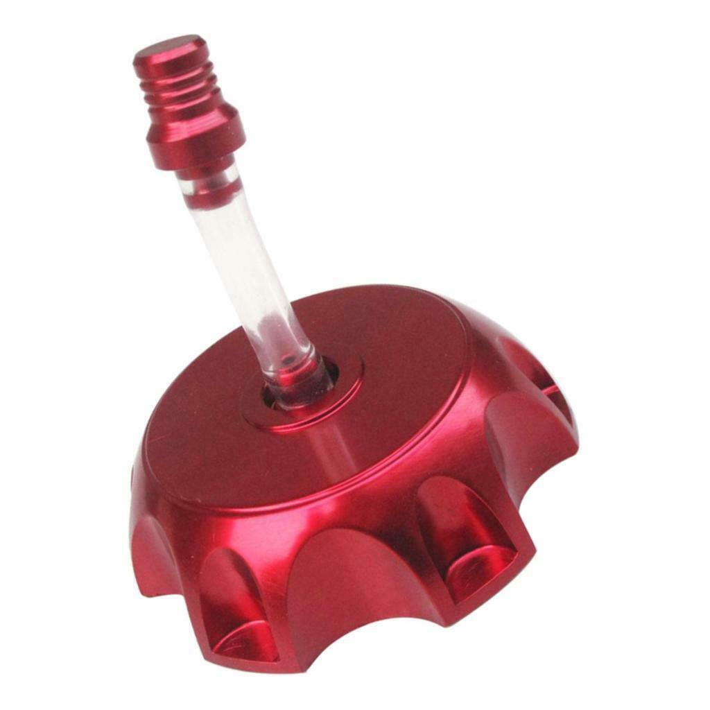 Aluminum Alloy Gas Fuel Petrol Tank Cap + Breather for Dirt Bike Red