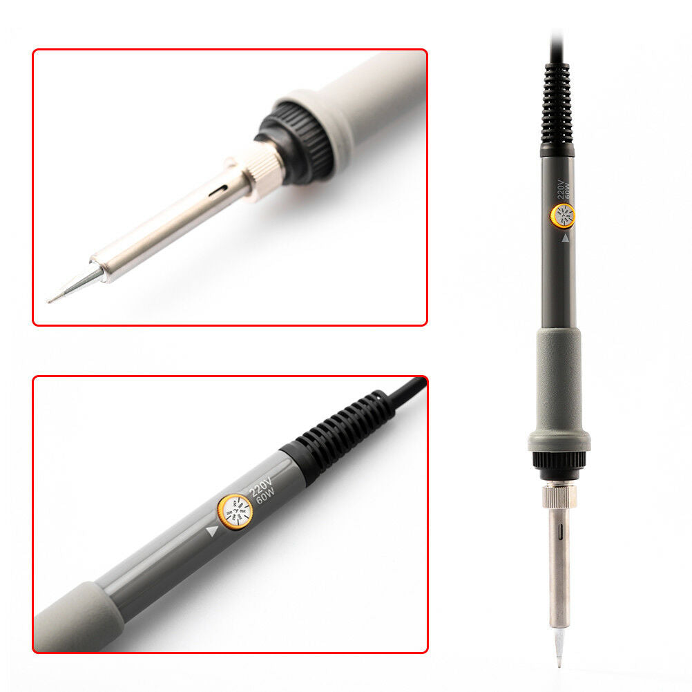 Electricals Soldering Iron EU Plug 220V 60W Adjustable Temperature Welding TO SJ