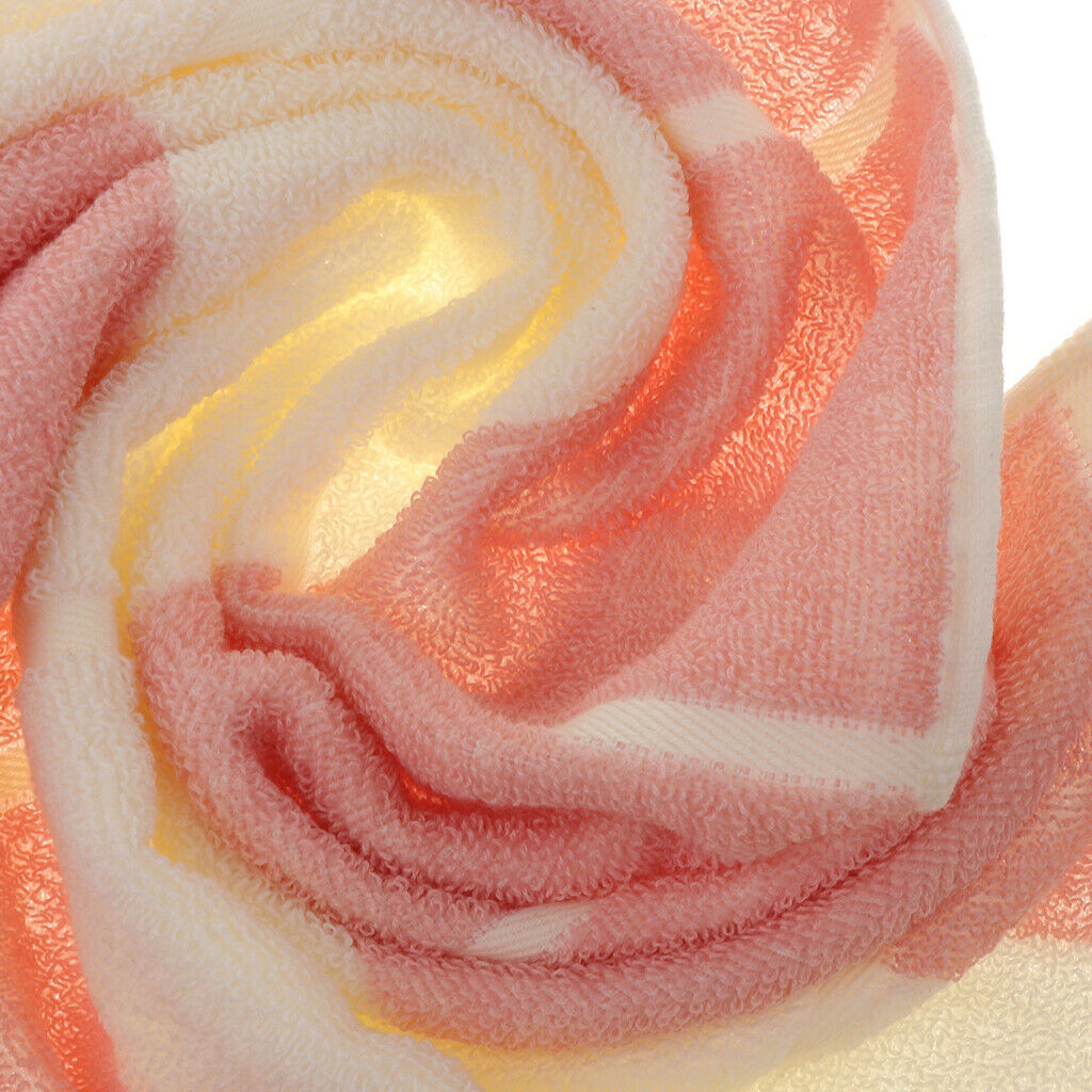 100% Cotton Absorption Water Face Cloth High Quality Bathroom Towel Pink