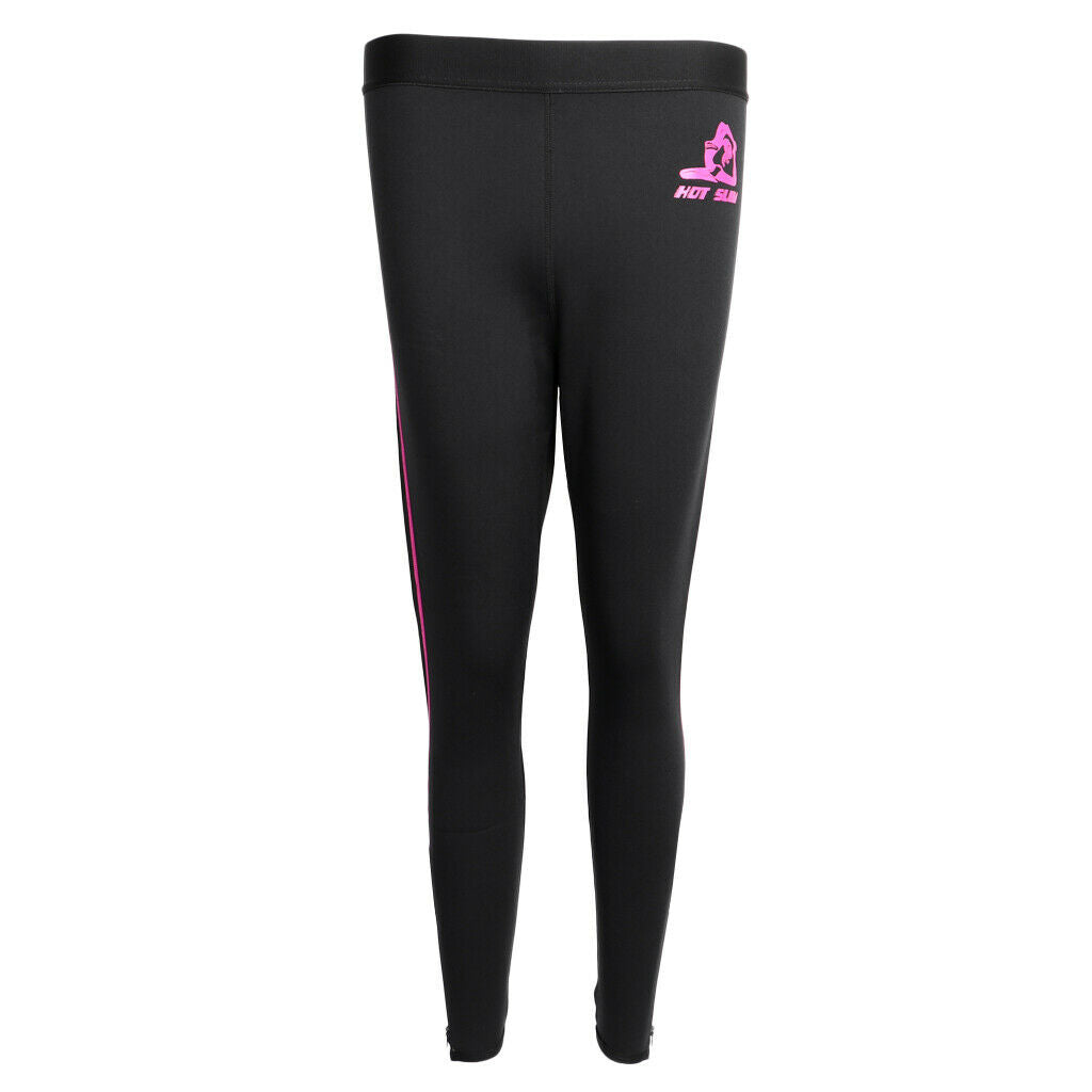 Women Neoprene Body Shaper   Burner Fitness Sport Yoga Gym Pants Pink XL