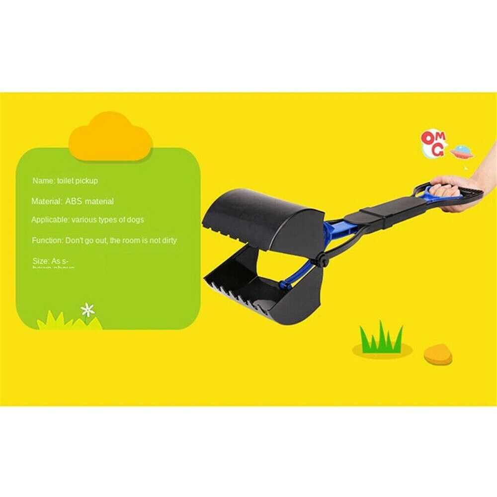 UK Poop Scoop Grabber Picker Poo Dog Waste Easy Pickup Pooper Scooper Pet Walk !