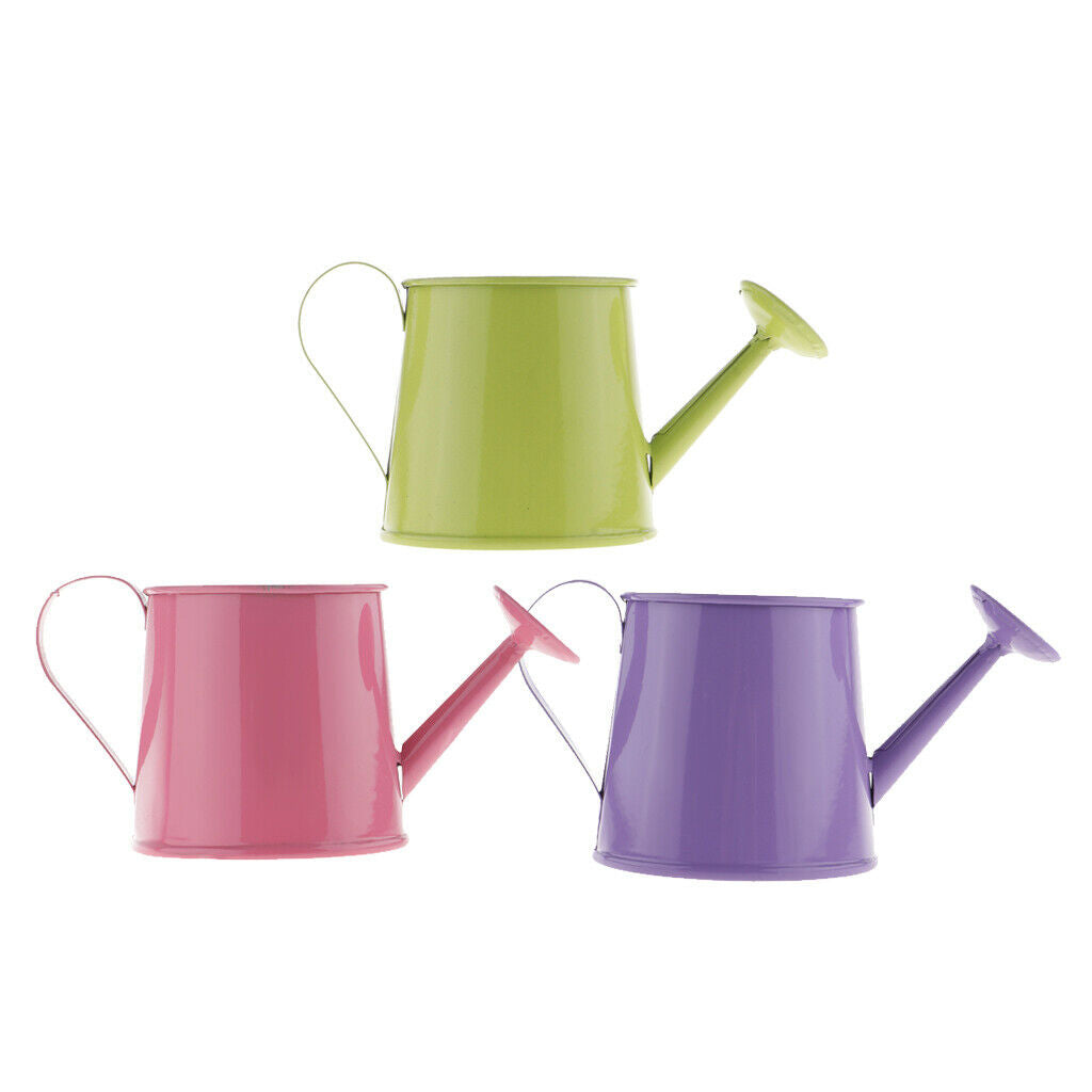 Set of 3 Nordic Style Flower Watering Can Pot Sprayer Kettle Household Mini
