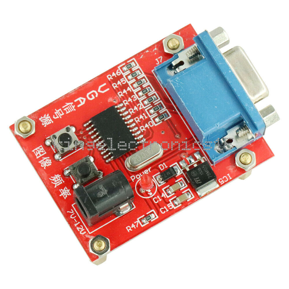 1PCS NEW VGA Signal Generator LCD Display Tester 7V-12V Power Input