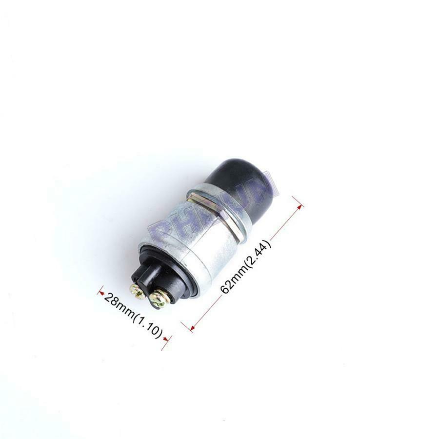 3Pcs 12V 50A Horn Engine Start Starter Switch Push Button For Car Boat Marine