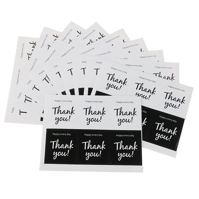 60pcs/set Thank You Stickers for Baking Party Envelope Seal Label Sticke.l8
