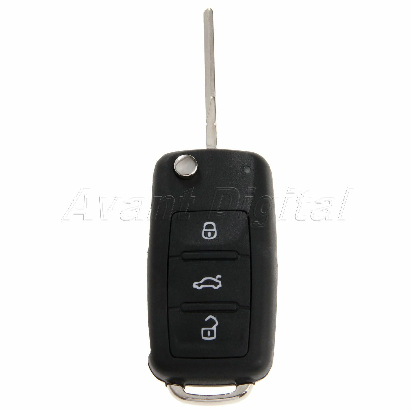 Remote Key Fob Shell Case Floding Flip For Caddy Sharan  Golf MK6 Polo Beetle
