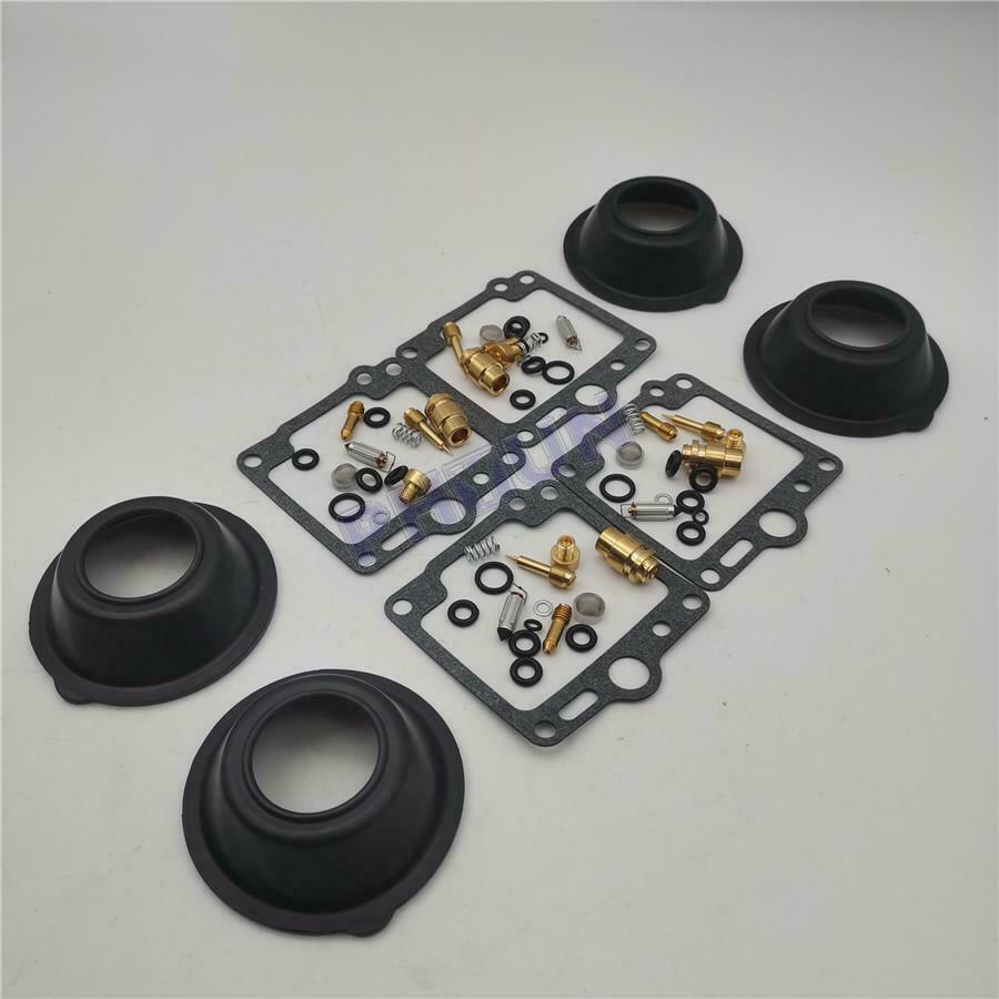For 85-86 YAMAHA XJ700X/XS/XSC/XN/XNC Carburetor Repair Kit w/ Diaphragm Vacuum