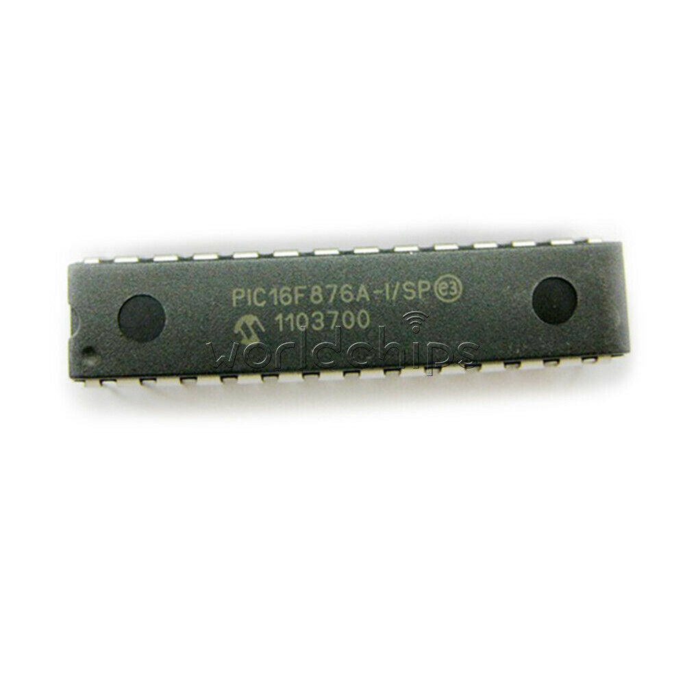 10PCS PIC16F876A-I/SP PIC16F876A-I/P PIC16F876A DIP-28 MICROCHIP Chip MCU IC