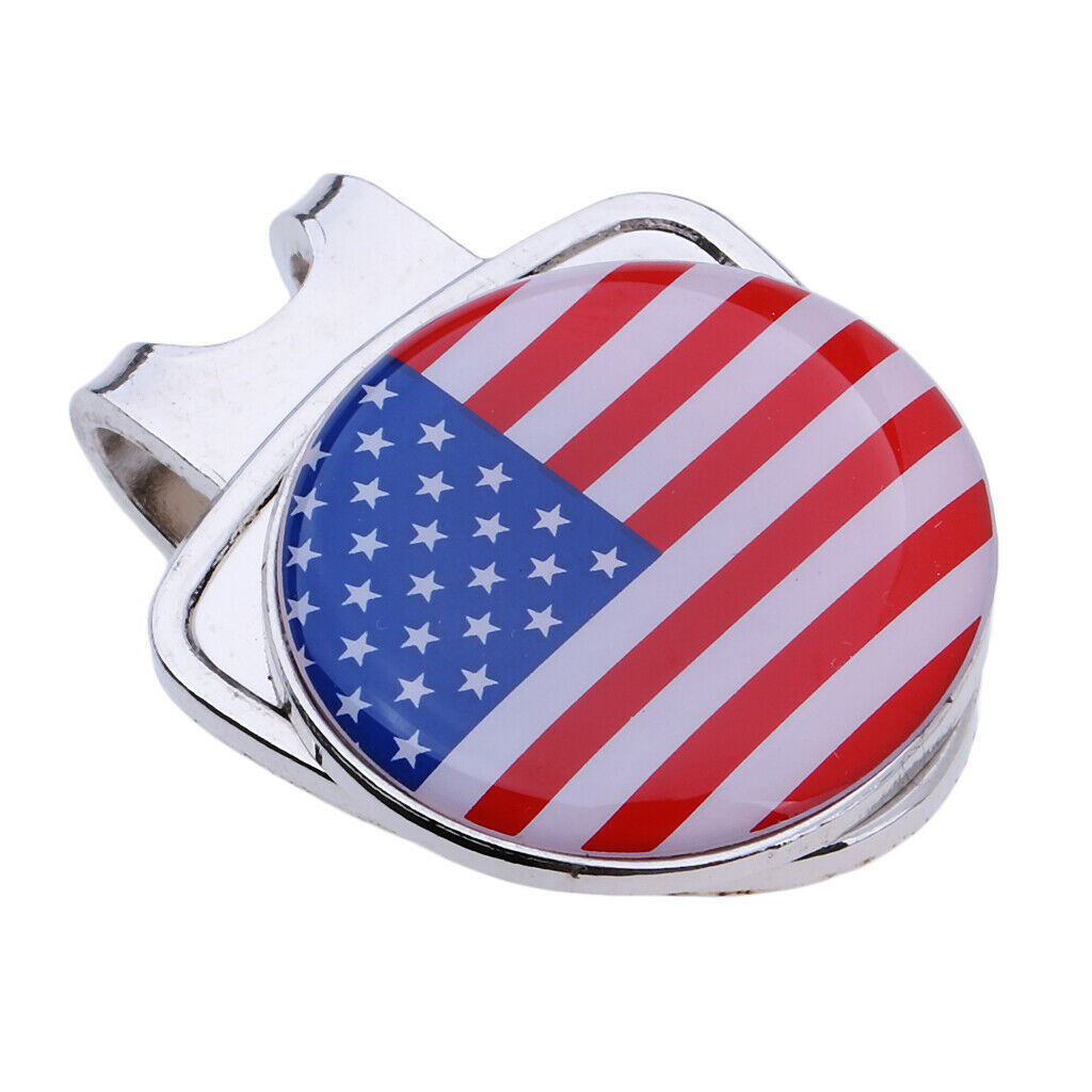 2X Portable Golf Hat Clip Ball Marker Putting Alignment Aiming Tool Golf Gift