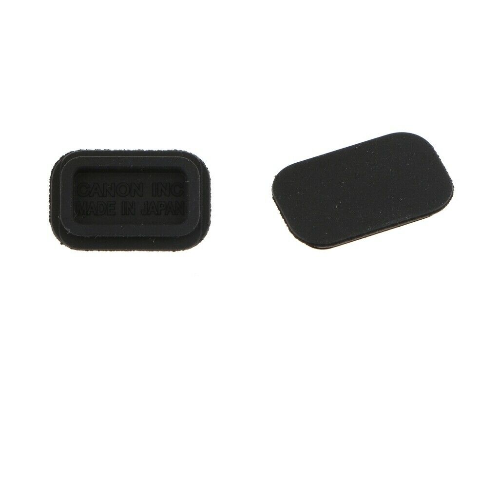2XBottom Rubber Dust Door Lid   Cover Repair for Canon 5D2 40D 50D 7D 5DII
