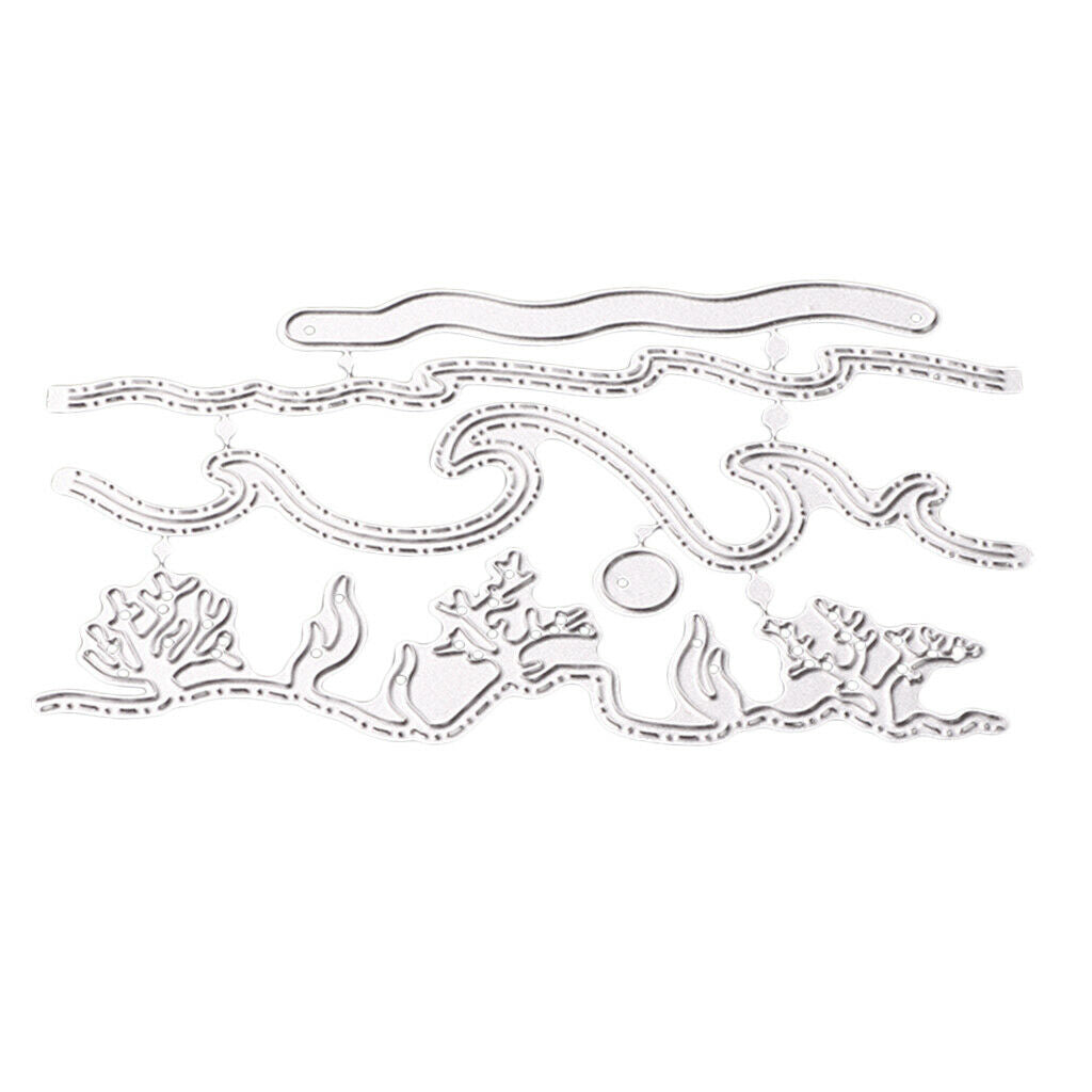 Lacework Metal Cutting Dies, Die Cuts Emboss Stencils For Scrapbook Decor