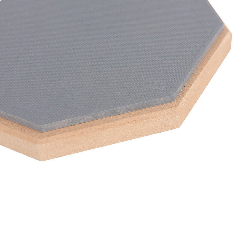 8 Inch Rubber Wooden Dumb Drum Practice Training Drum Pad Music Instruments DD