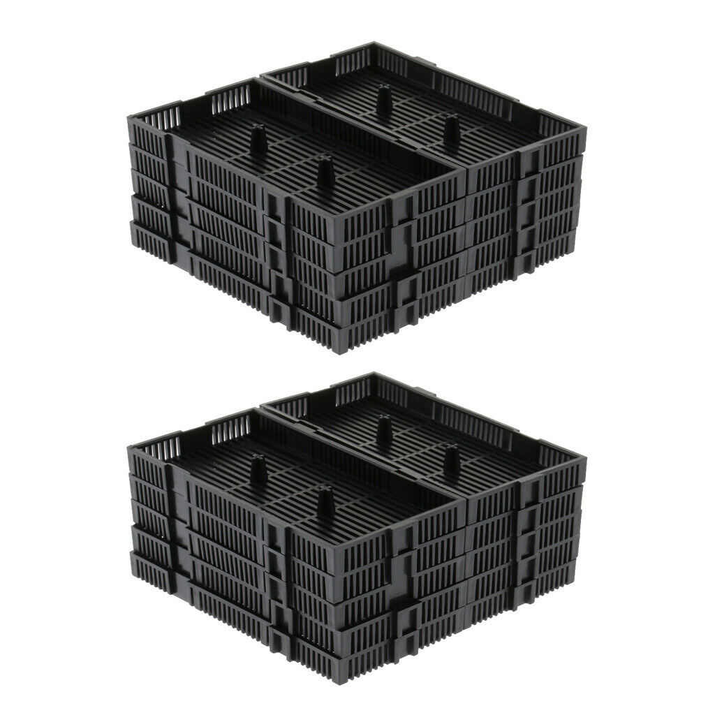 20 Pieces Plastic Under Gravel Filter Eco-friendly Water Filter for Aquarium