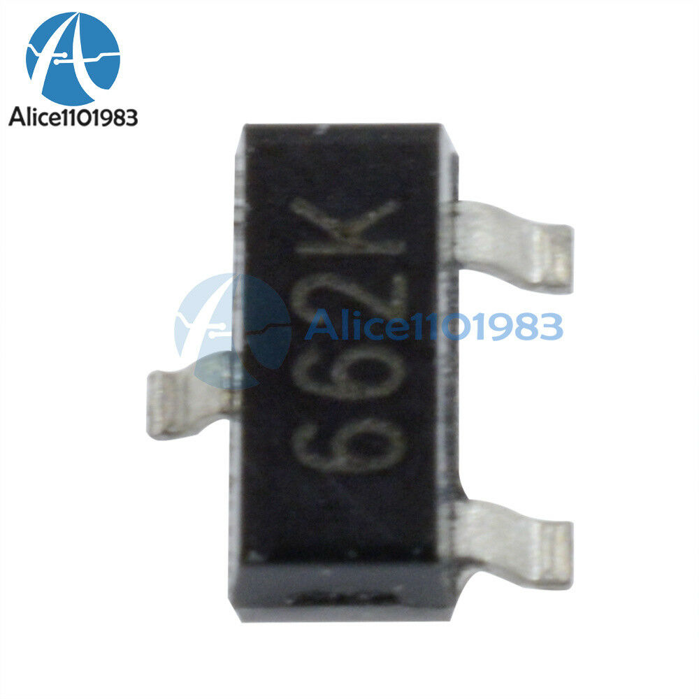 50PCS XC6206P332MR 3.3V 662k SOT-23 TOREX LDO Voltage Regulator