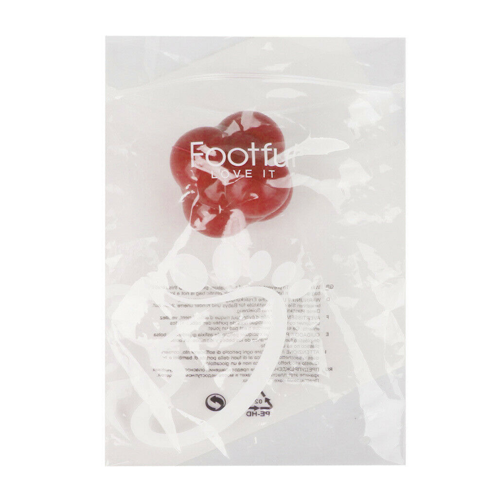 Red Silicone Reaction Ball - Soccer / Baseball / Softball Trainer for Improve