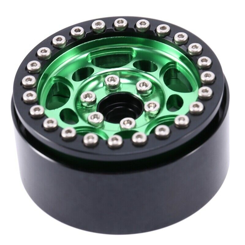 4PCS Metal 1.9 Inch Beadlock Wheel Rims for 1/10 Scale Rc Cler Traxxas -4 AxiaA4