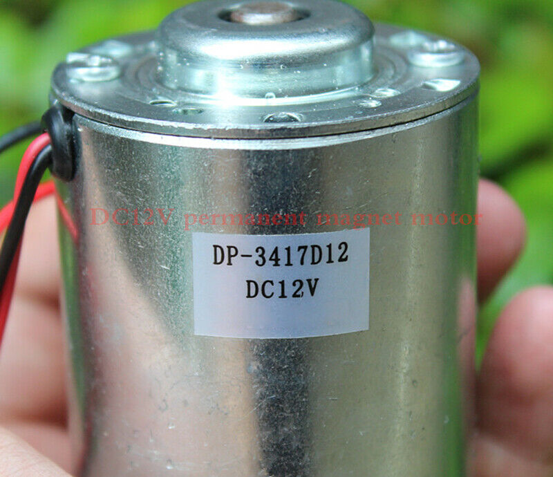 1pcs DC 12V 20W permanent magnet motor speed adjustable cotton candy high speed