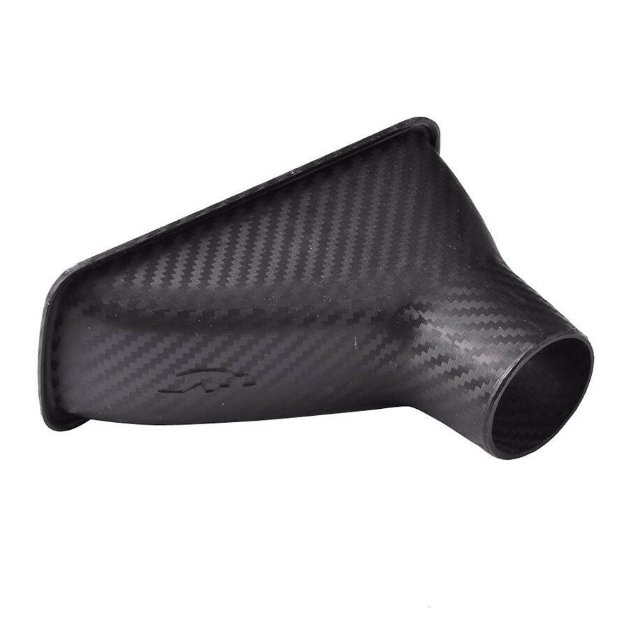 Carbon Fiber Color Car Auto Front Bumper Turbo Air Intake Pipe Air Funnel Kit