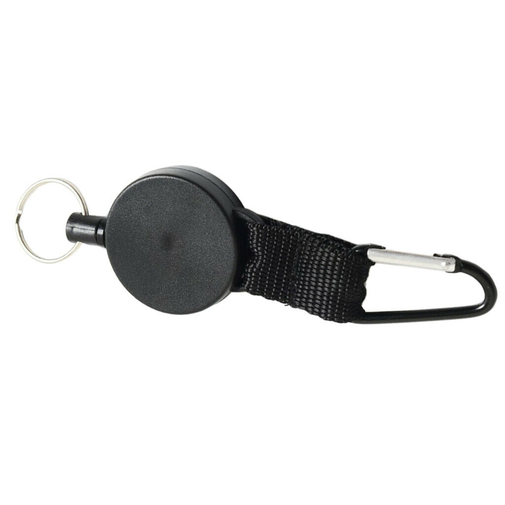 Heavy Duty Retractable Key Holder Durable Key Chain Carabiner Keyrings