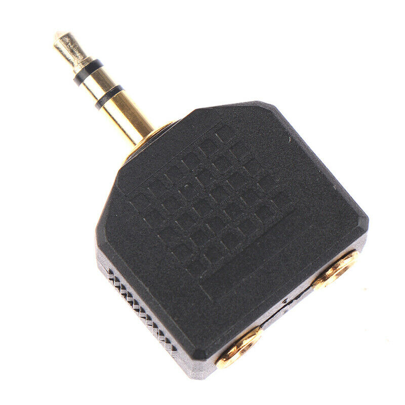 5pcs Audio Jack 2 Way Splitter Plug Two Headphones Cable Headphone Adapt.l8