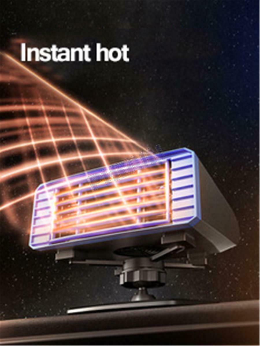 2 in 1 120W Car Auto Heater & Cooler Portable Windshield Hot Warm Fan Universal