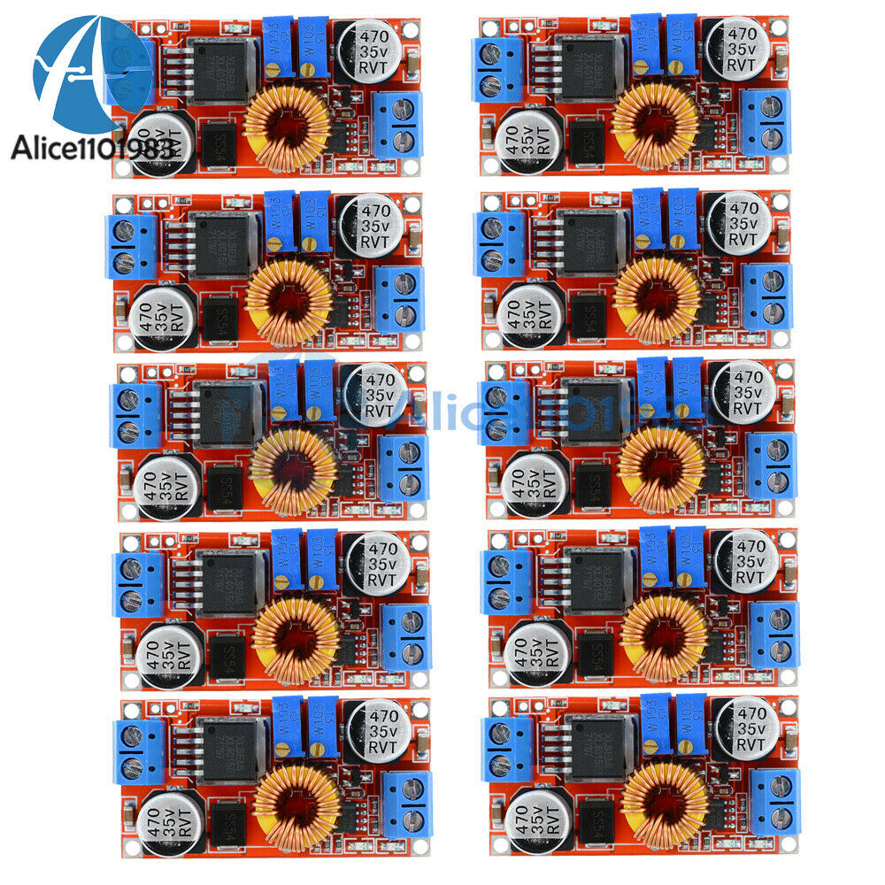10PCS 5A DC to DC CC CV Lithium Battery Charging Board Led drive power converter