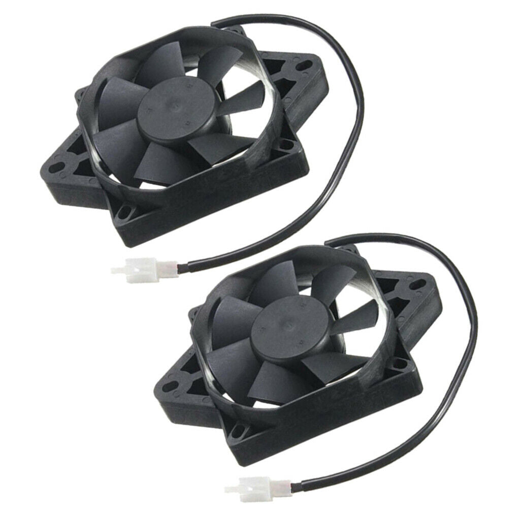 Oil Cooler Water Electric Radiator Motor Cooling Fan 150-250cc Motorcycle